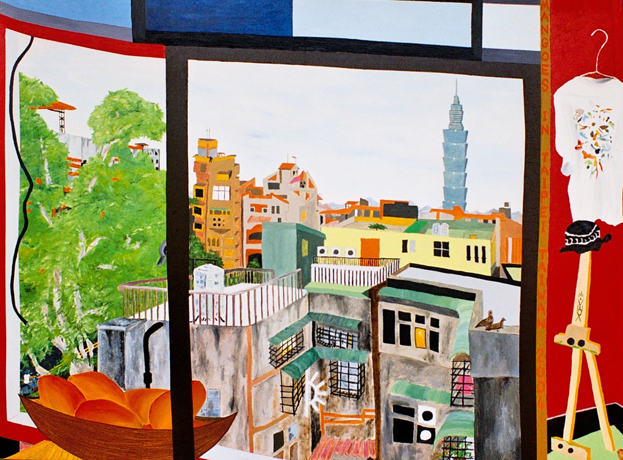 Mangó Tajpejben, Tajvanon, 2005, olaj, vászon alkotó: Timothy Nathan Joel