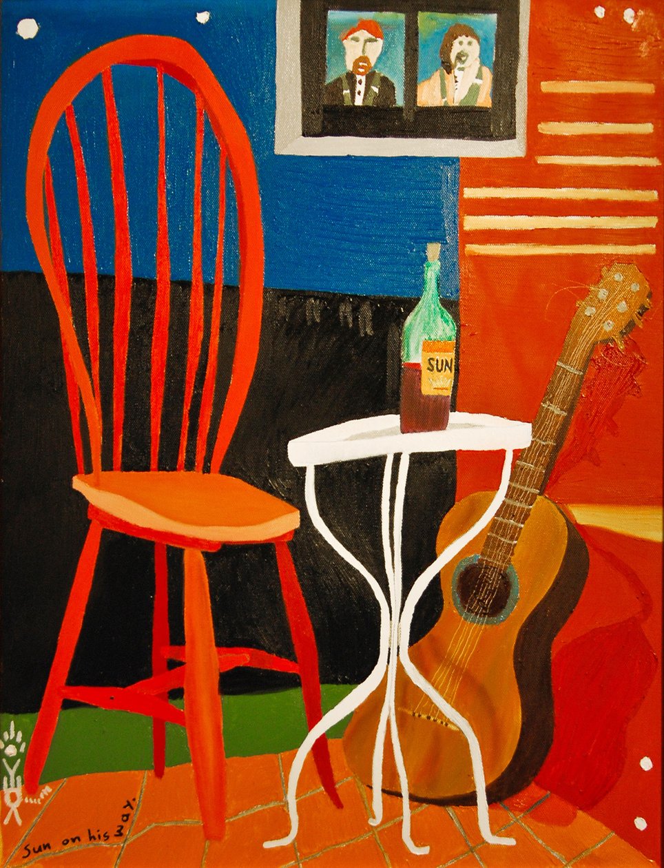 Nap útban, 2007, olaj, vászon alkotó: Timothy Nathan Joel