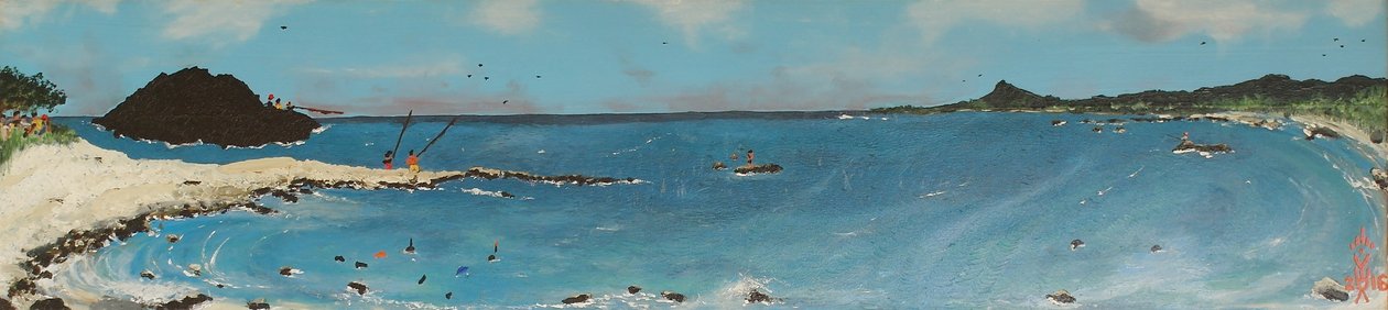 A napi különbség (első rész), 2010, olaj, vászon alkotó: Timothy Nathan Joel