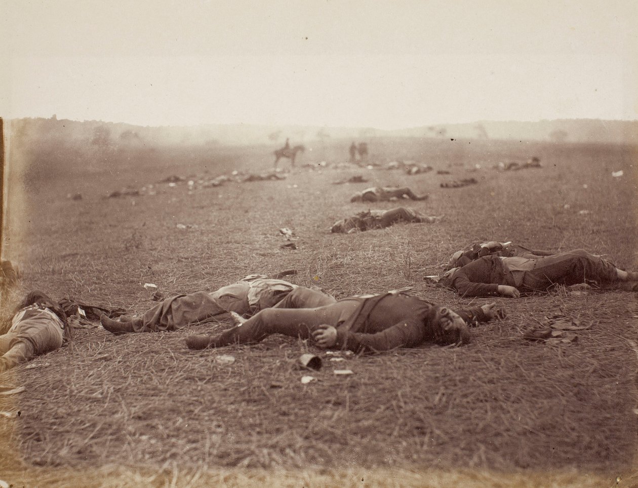 A halál aratása, Gettysburg, Pennsylvania alkotó: Timothy O