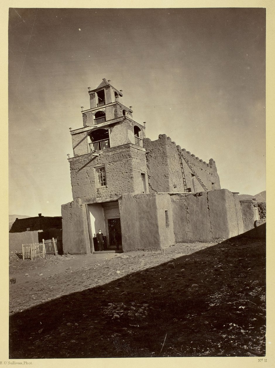 A San Miguel-templom, Santa Fe legrégebbi temploma, Új-Mexikó alkotó: Timothy O