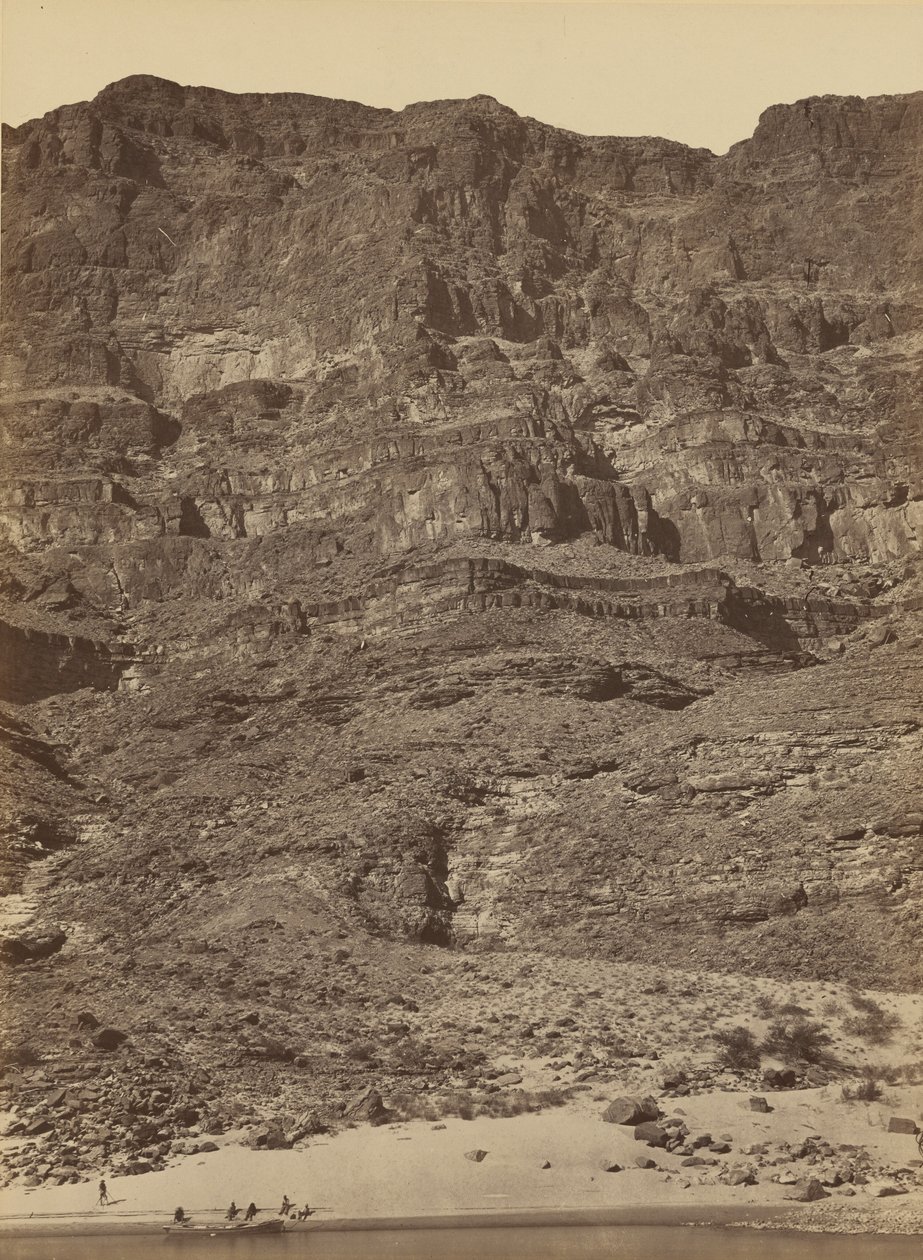 Fal a Grand Canyon Colorado folyóban,1872 (fotó) alkotó: Timothy O