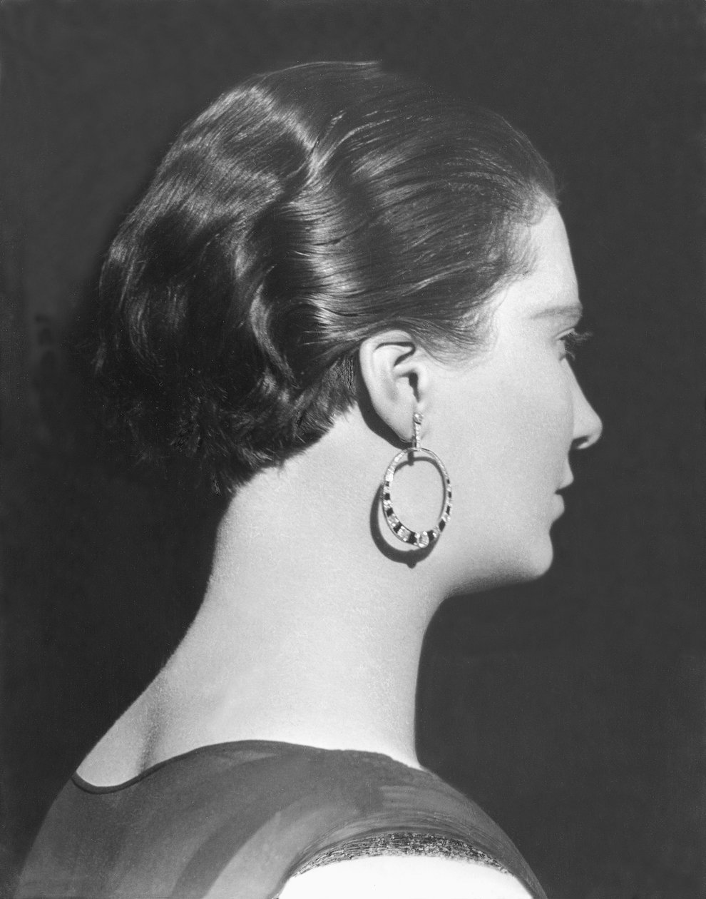 Nő fülbevalóval, Mexikóváros, 1928 körül alkotó: Tina Modotti