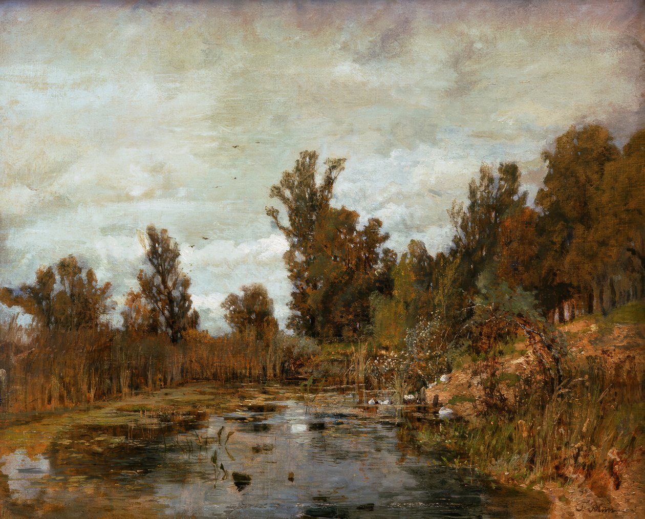 Heustadlwasser alkotó: Tina Blau