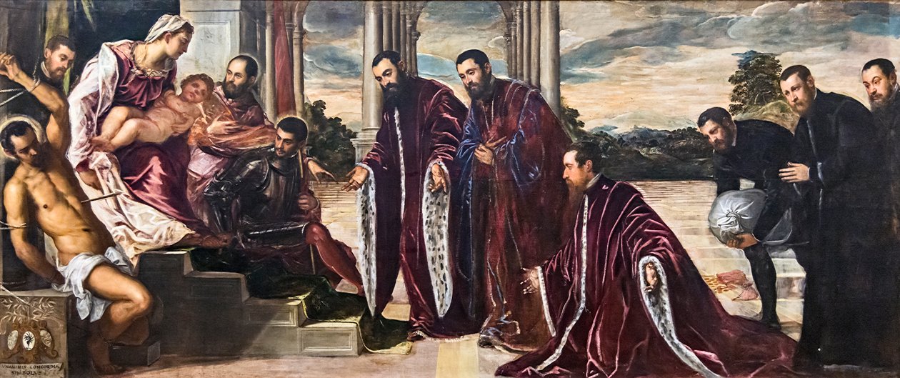 A Camerlenghi SzűzanyaFrançais: A Camerlenghi Szűzanya alkotó: Tintoretto