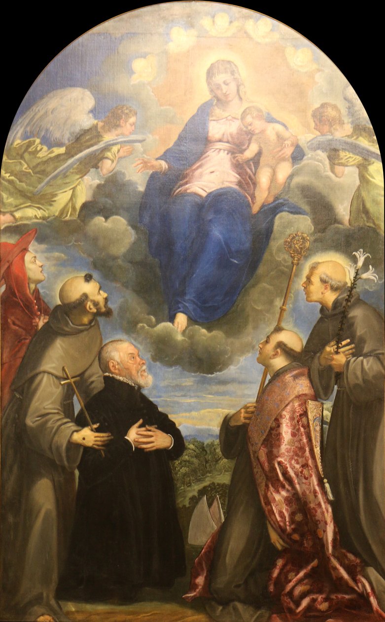 Szűz a dicsőségben alkotó: Tintoretto