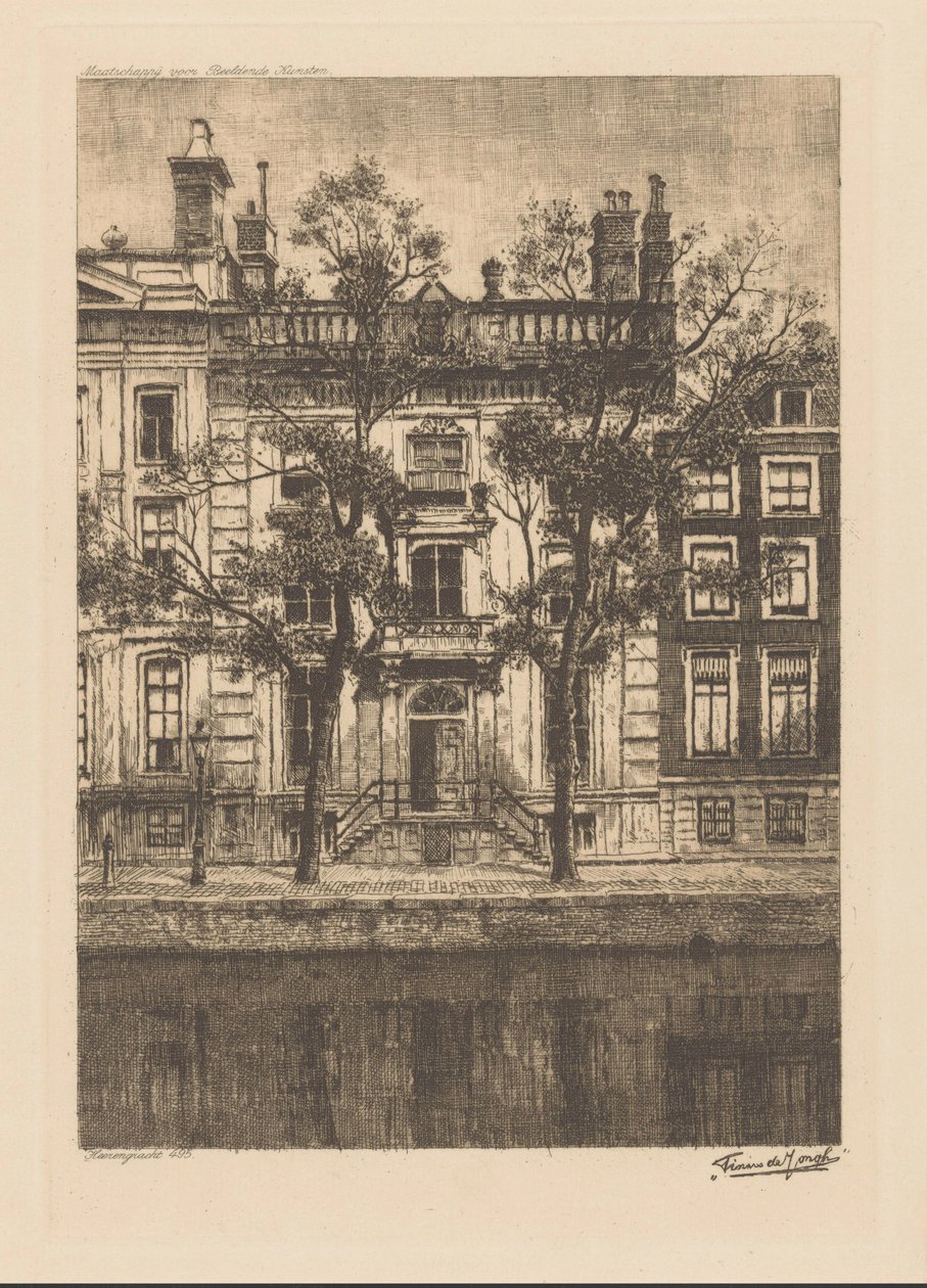 Society for Visual Arts, Heerengracht 495 (eredeti cím a tárgyon) alkotó: Tinus de Jongh