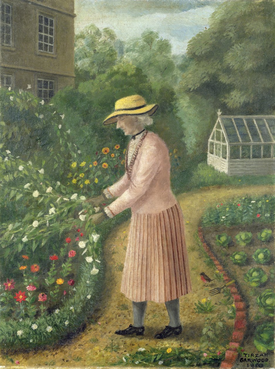 Angol nő (Mrs Nicholas of Copford Place, 96 éves) alkotó: Tirzah Ravilious