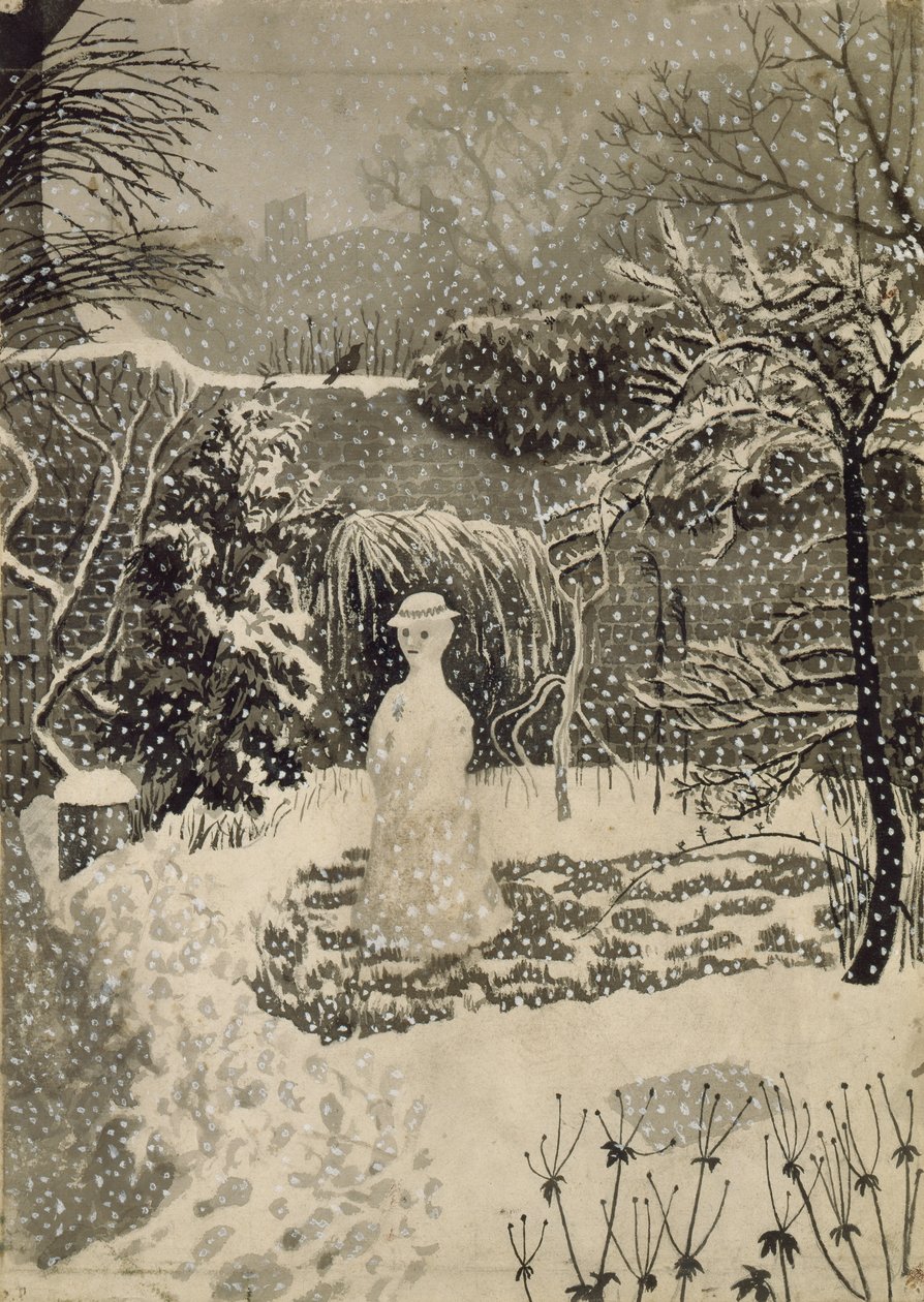 Hóasszony (akvarell) alkotó: Tirzah Ravilious