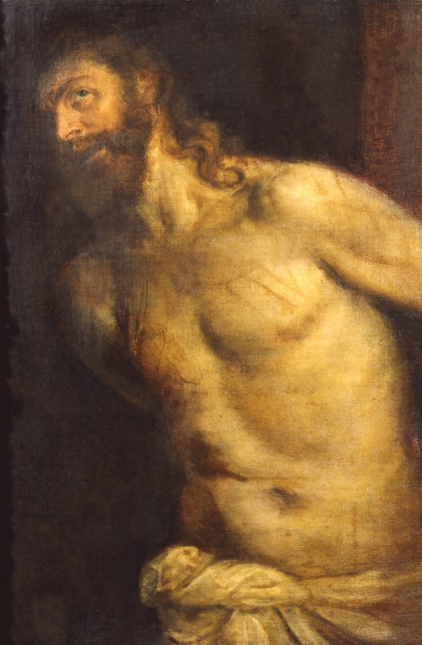 Megostorozott Krisztus, 1560 körül alkotó: Tiziano Vecelli