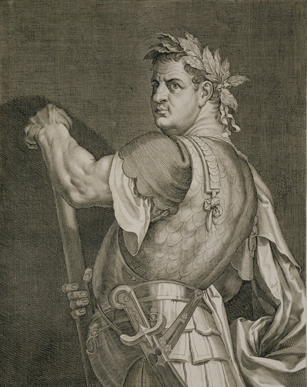 D. Titus Vespasianus római császár, i.sz. 79-81, vésette Aegidius Sadeler (1570-1629) alkotó: Tiziano Vecelli