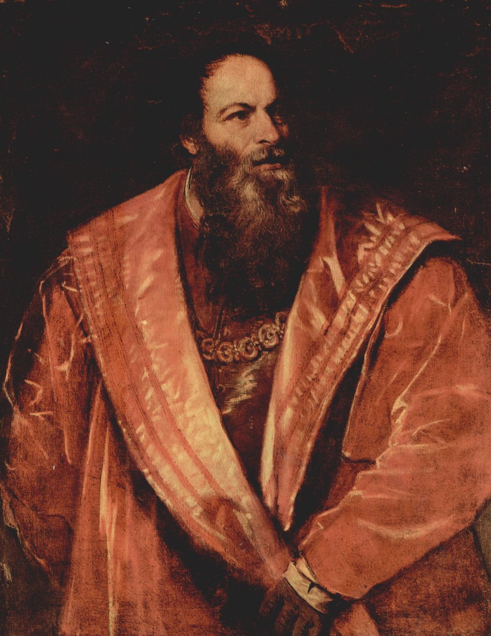Pietro Aretino arcképe alkotó: Tiziano Vecelli