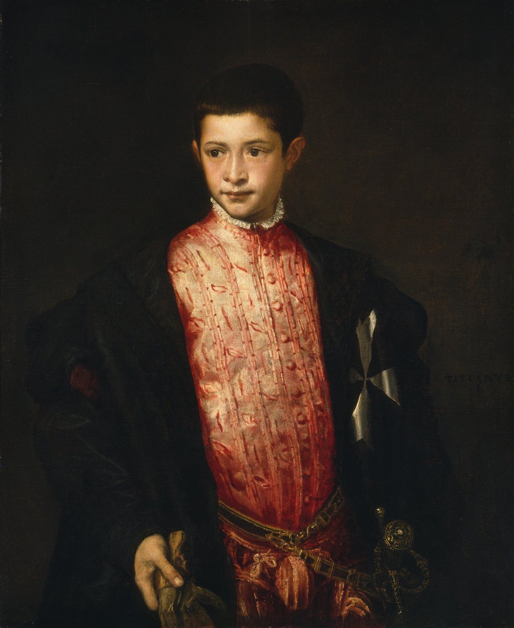 Ranuccio Farnese portréja alkotó: Tiziano Vecelli