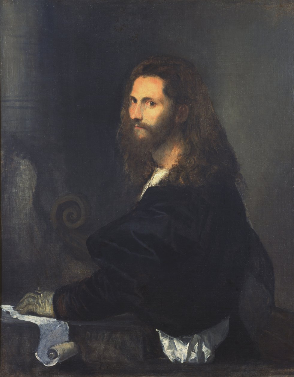 Egy zenész portréja alkotó: Tiziano Vecelli