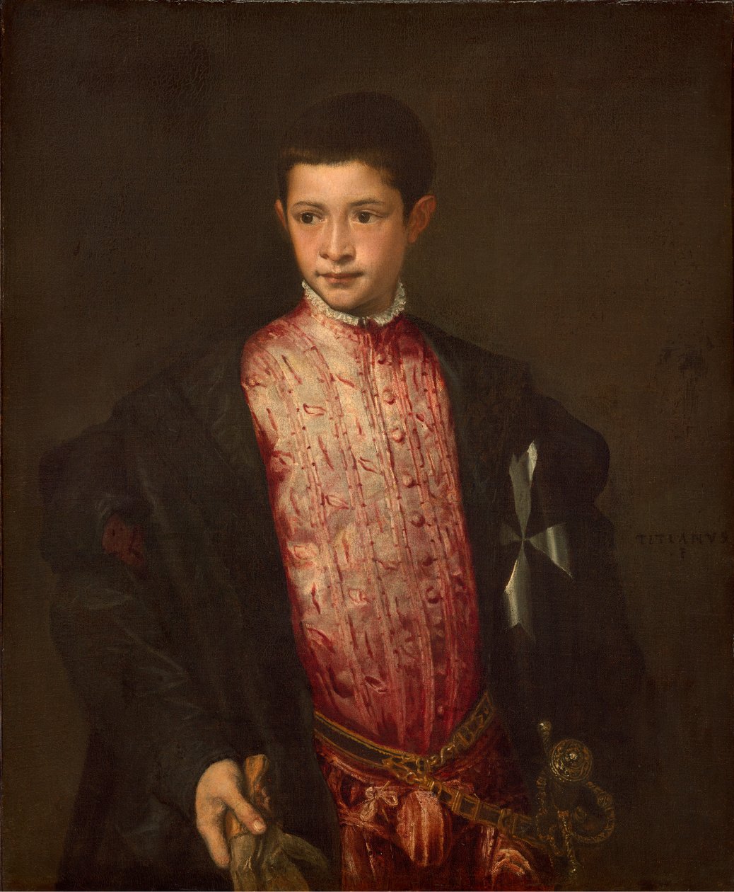 Ranuccio Farnese alkotó: Tiziano Vecelli