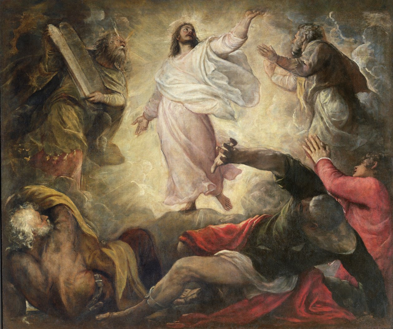 Krisztus színeváltozása alkotó: Tiziano Vecelli