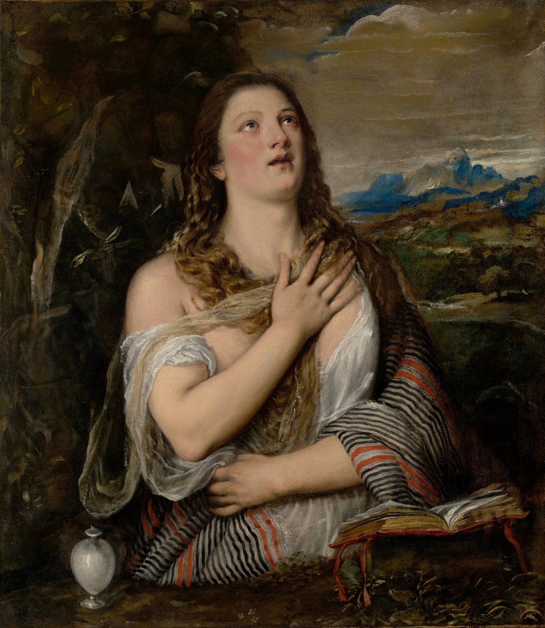 A bűnbánó Magdolna alkotó: Titian (Tiziano Vecellio)