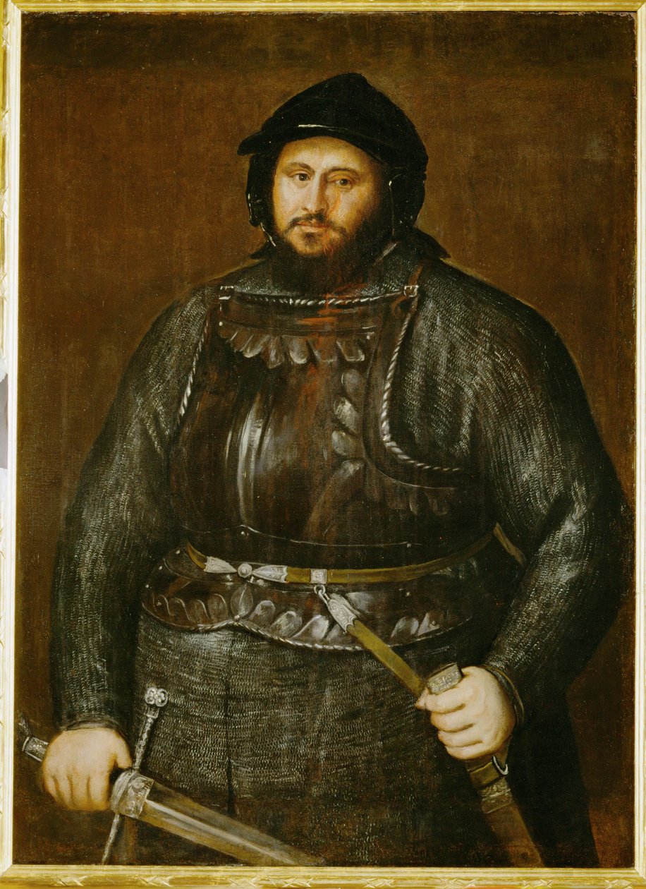 Johann Friedrich szász választófejedelem páncélban ... (festmény, vászon) alkotó: Titian (c.1488 1576)