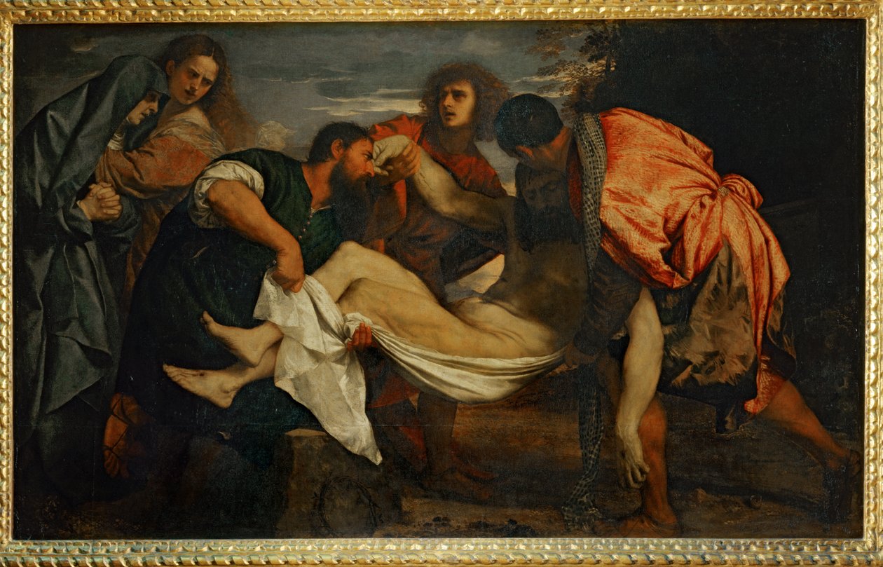Le Transport du Christ au tombeau - Krisztus temetése ... alkotó: Titian (c.1488 1576)