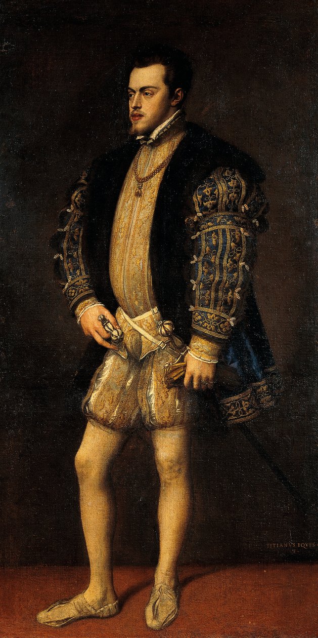II. Fülöp spanyol portréja (Valladolid alkotó: Titian (c.1488 1576)