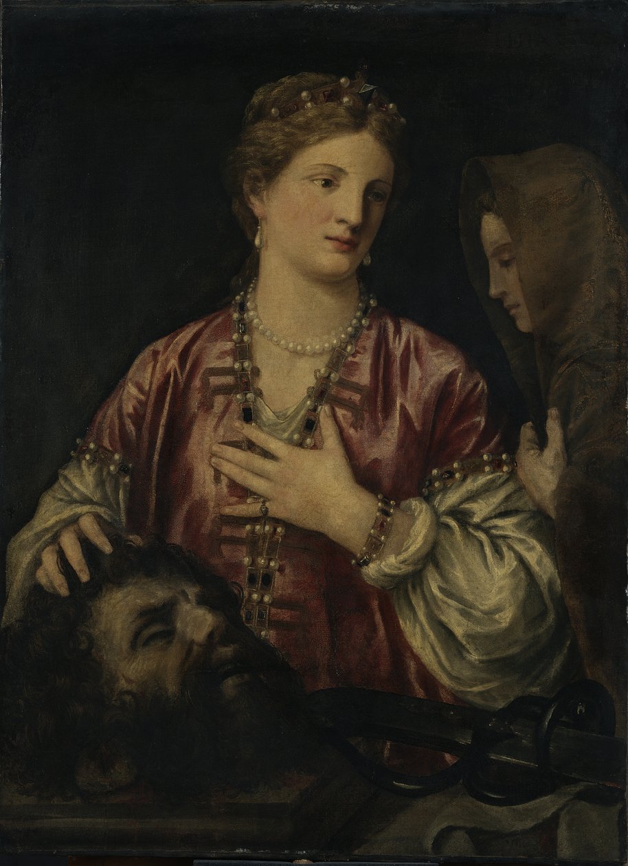 Judit a Holofernész fejével alkotó: Titian (c.1488 1576) (workshop)