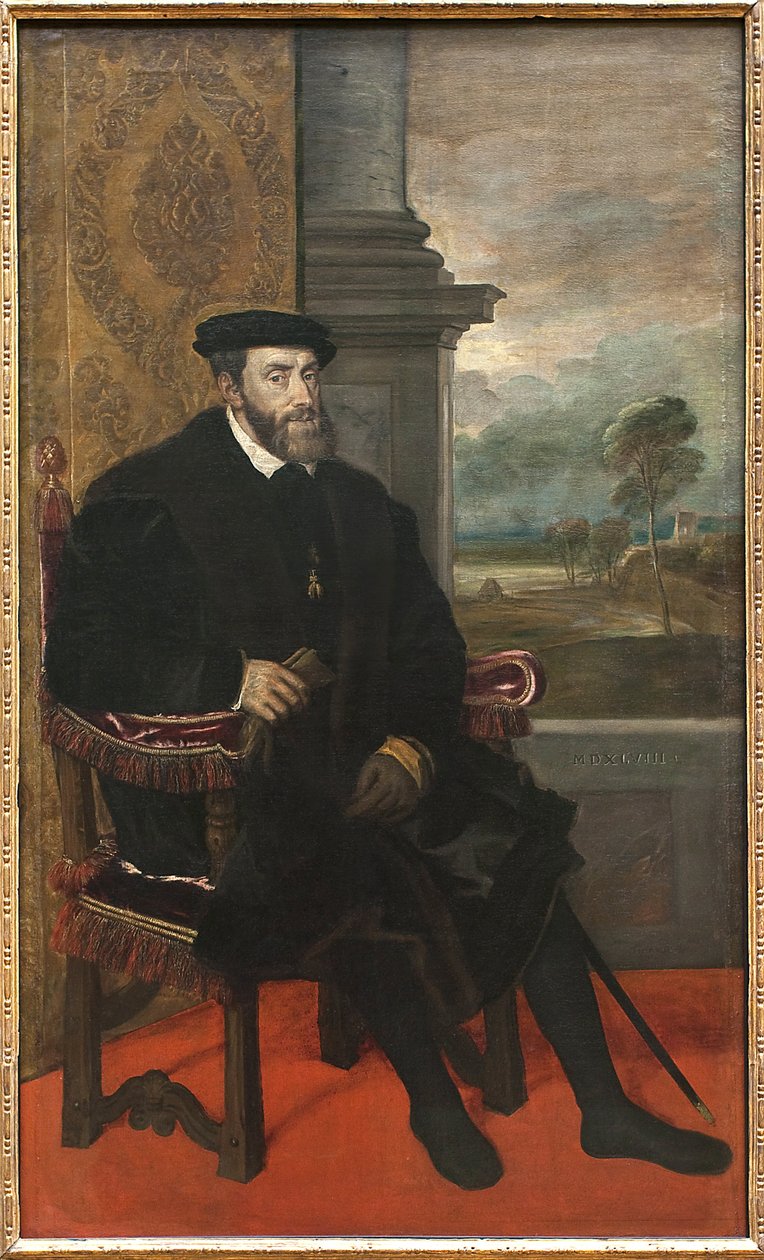 V. Károly császár (Habsburg Károly alkotó: Tiziano Vecelli
