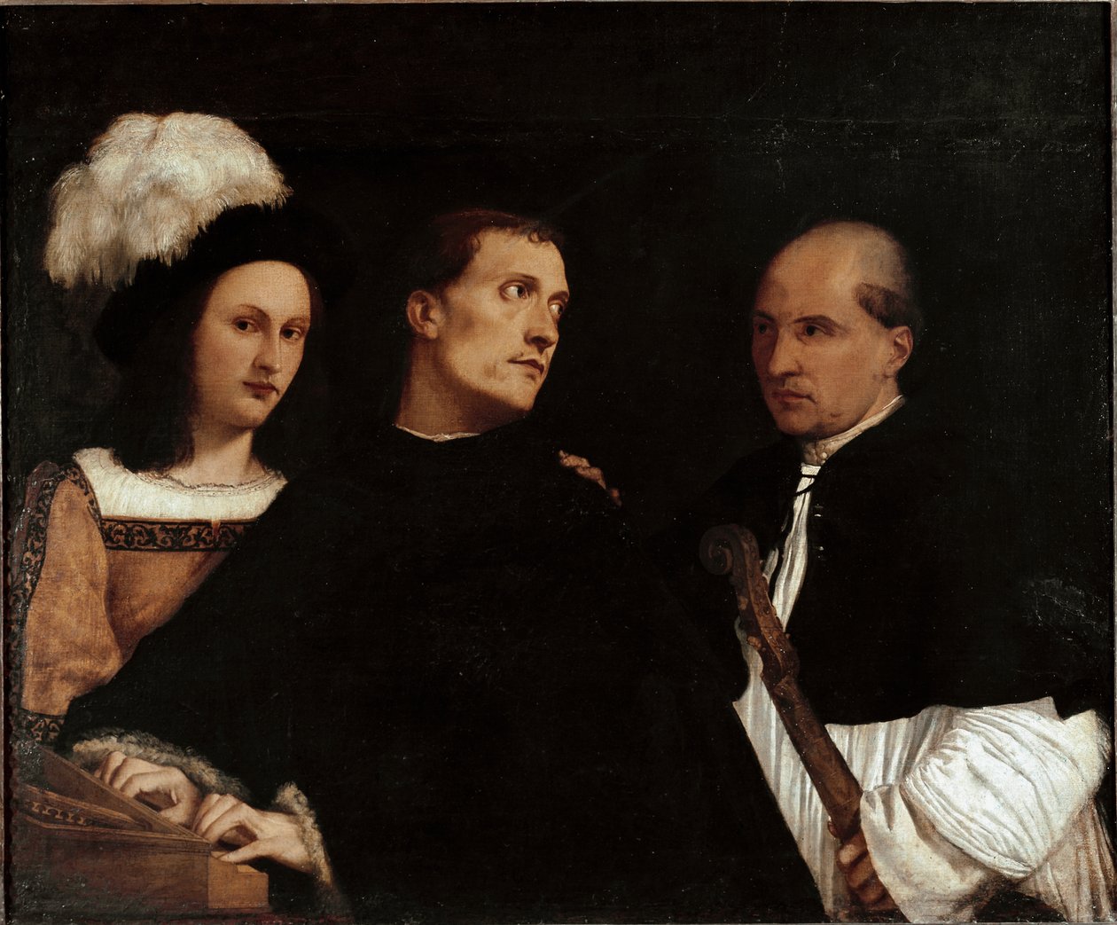 A koncert (vagy megszakított koncert) alkotó: Titian (c.1488 1576)