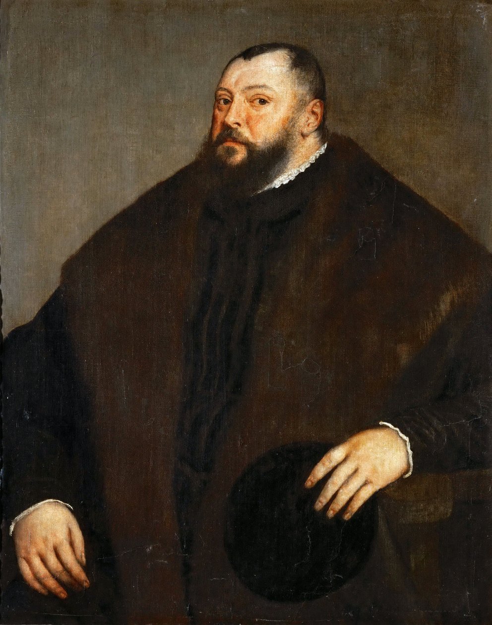 Jean Frederic I de Saxe - I. Frigyes János (1503-1554), Szászország - Tizian választófejedelme (1488-1576). Olaj, vászon, c. 1550. Mérete : 103,5x83 cm. Művészettörténeti Múzeum, Vienne alkotó: Tiziano Vecelli