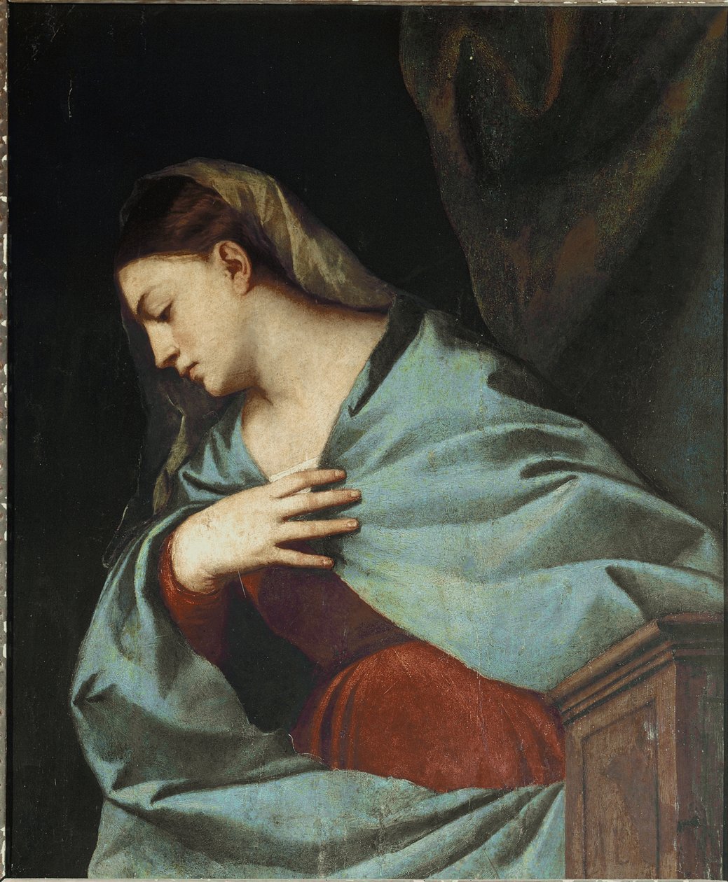 Averoldi poliptichon: Szűz bejelentette alkotó: Titian (c.1488 1576)