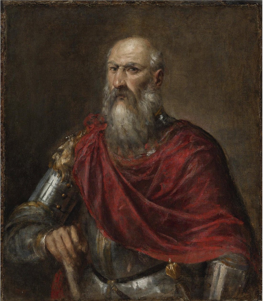 Francesco Duodo admirális (1518-1592) portréja, Tizianus (1488-1576). Olajfestmény. Mérete: 88,6x77 cm. Magángyűjtemény alkotó: Tiziano Vecelli