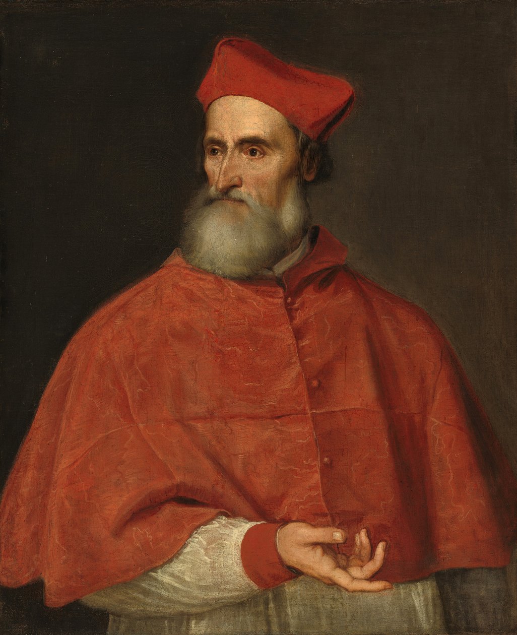 Pietro Bembo bíboros portréja, 1540 körül (olaj, vászon) alkotó: Tiziano Vecelli