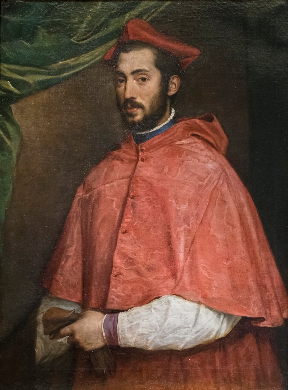 Alessandro Farnese bíboros portréja alkotó: Titian (c.1488 1576)