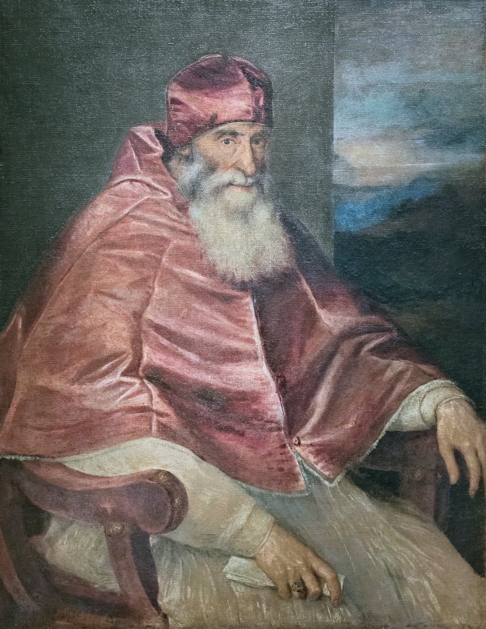Pál pápa portréja III alkotó: Titian (c.1488 1576)