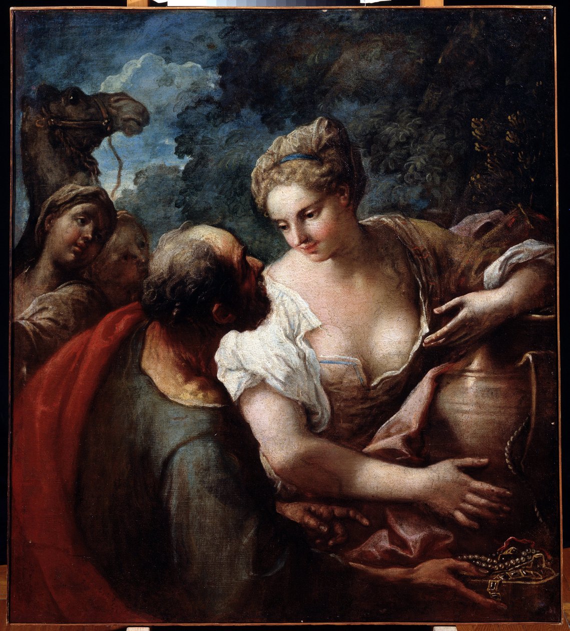 Rebeka a kútnál alkotó: Tiziano Vecelli