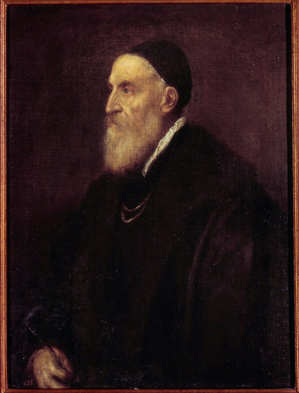 Önarckép. Tiziano Vecellio A Tizian című festménye (1485-1576) alkotó: Tiziano Vecelli
