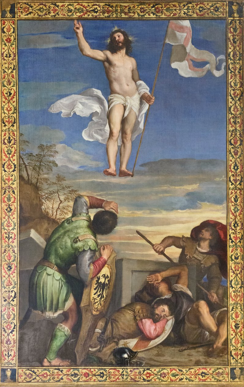 Jézus feltámadása alkotó: Titian (c.1488 1576)