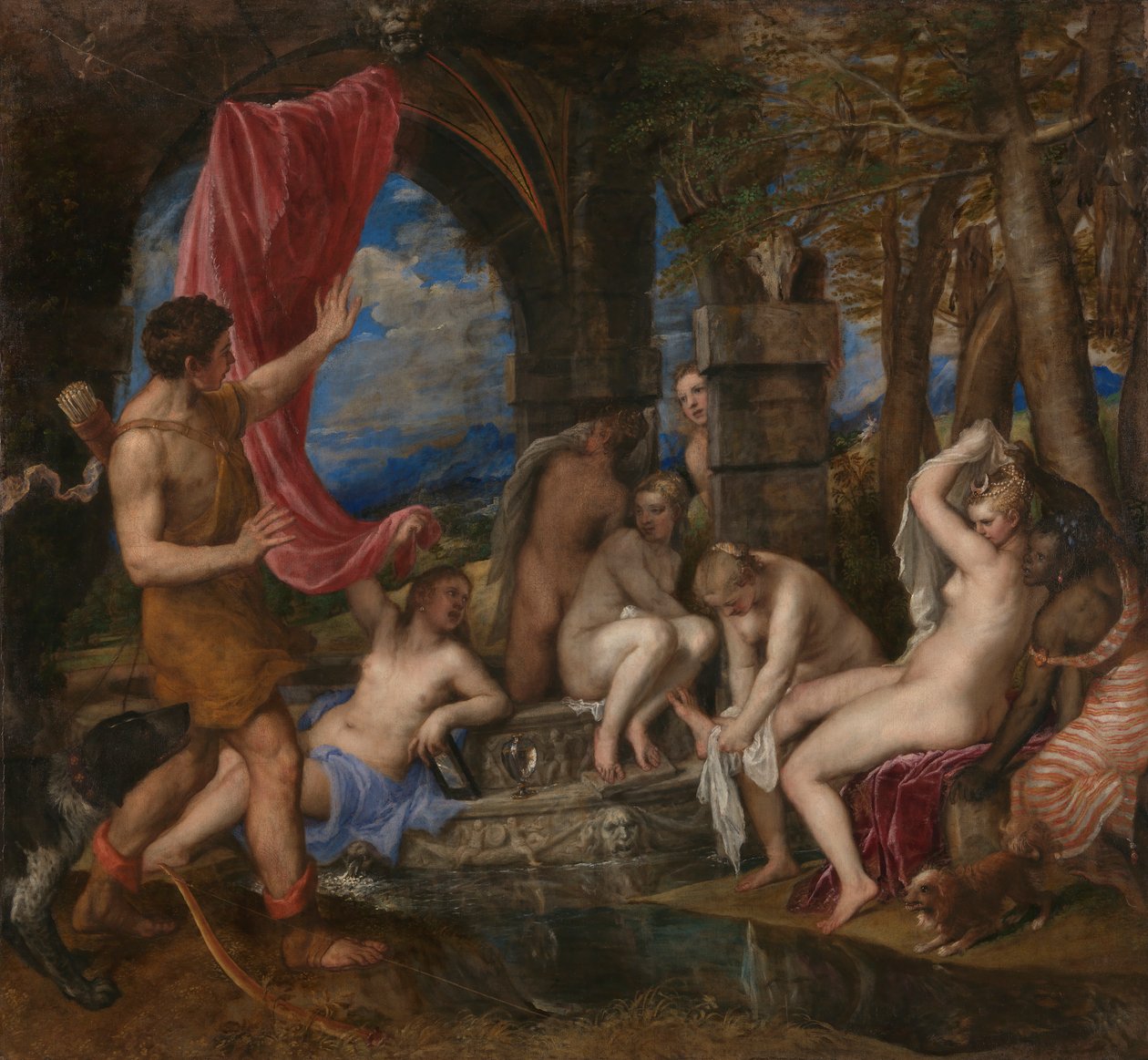Diana és Actaeon alkotó: Titian