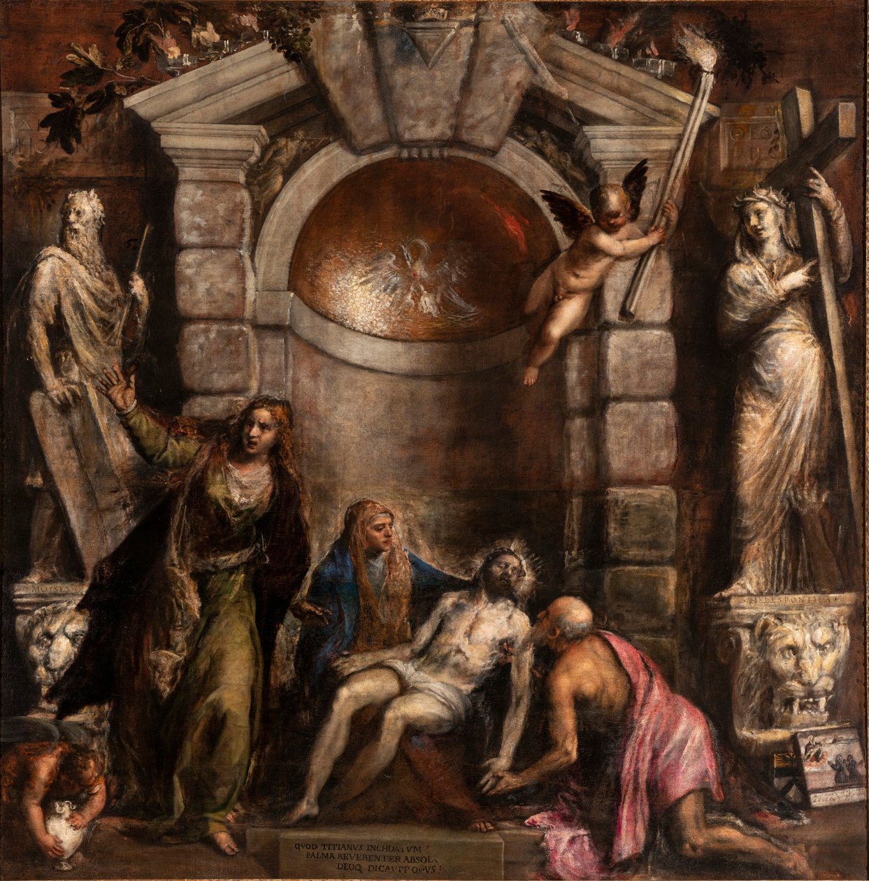 Pietà, 1575-1576. alkotó: Titian