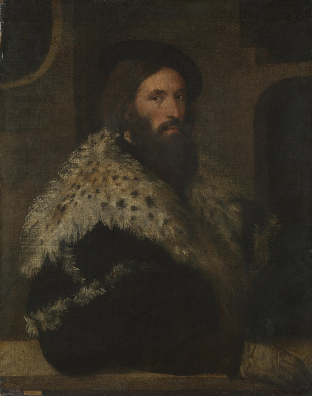 Girolamo Fracastoro portréja, 1528 körül. alkotó: Titian