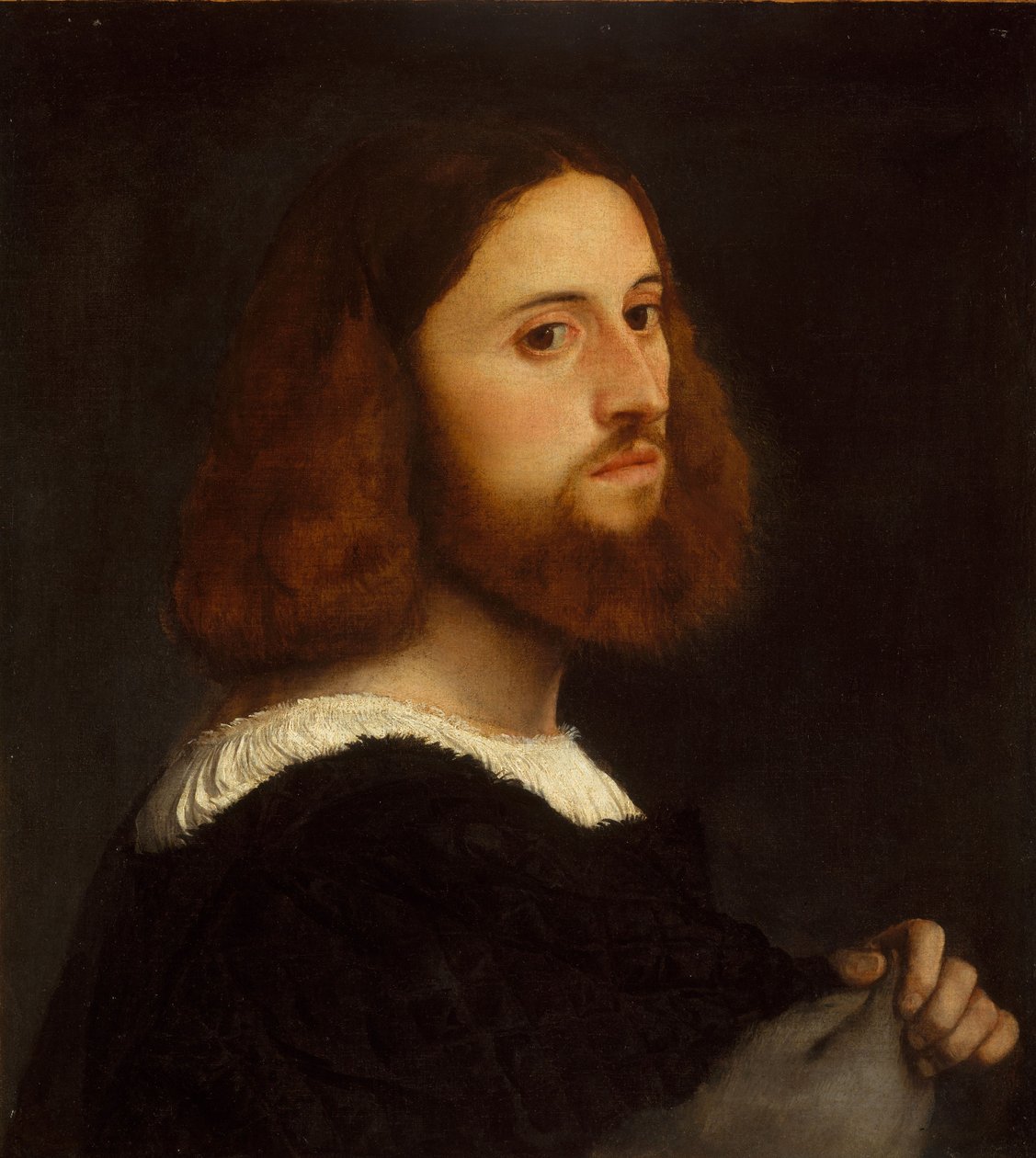 Férfi portréja, 1515 körül alkotó: Tiziano Vecelli