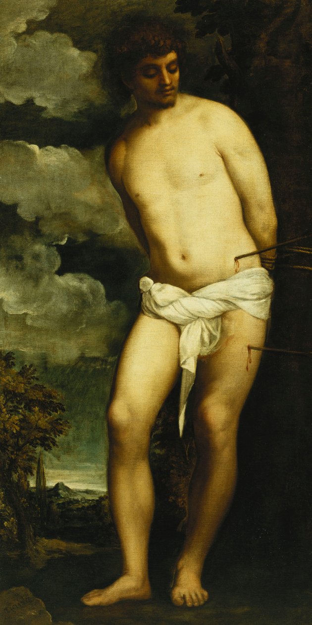 Szent Sebestyén, alkotó: Tiziano Vecelli