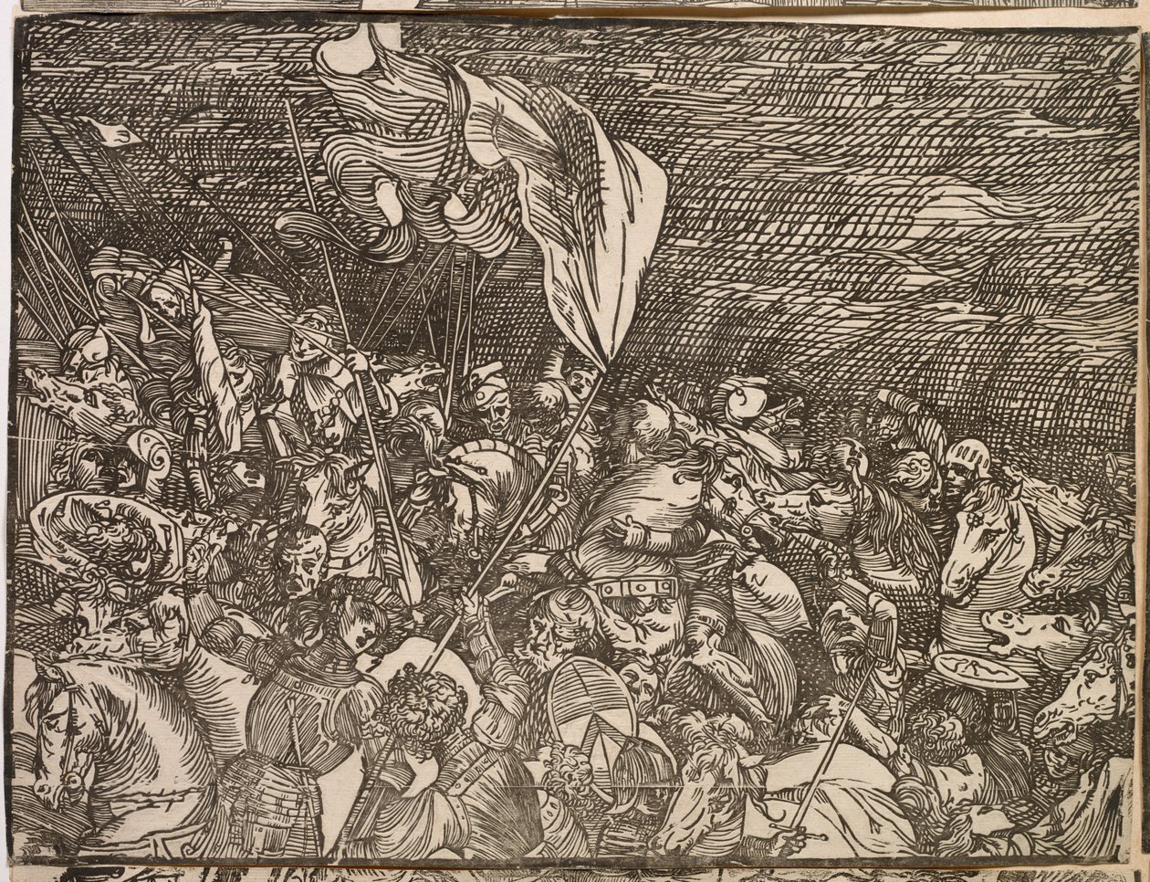 A fáraó seregének elmerülése a Vörös-tengerben alkotó: Titian