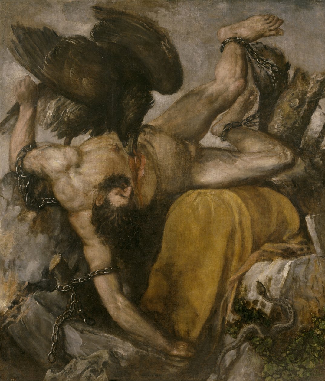 Tityos, 1548-1549 alkotó: Tiziano Vecelli