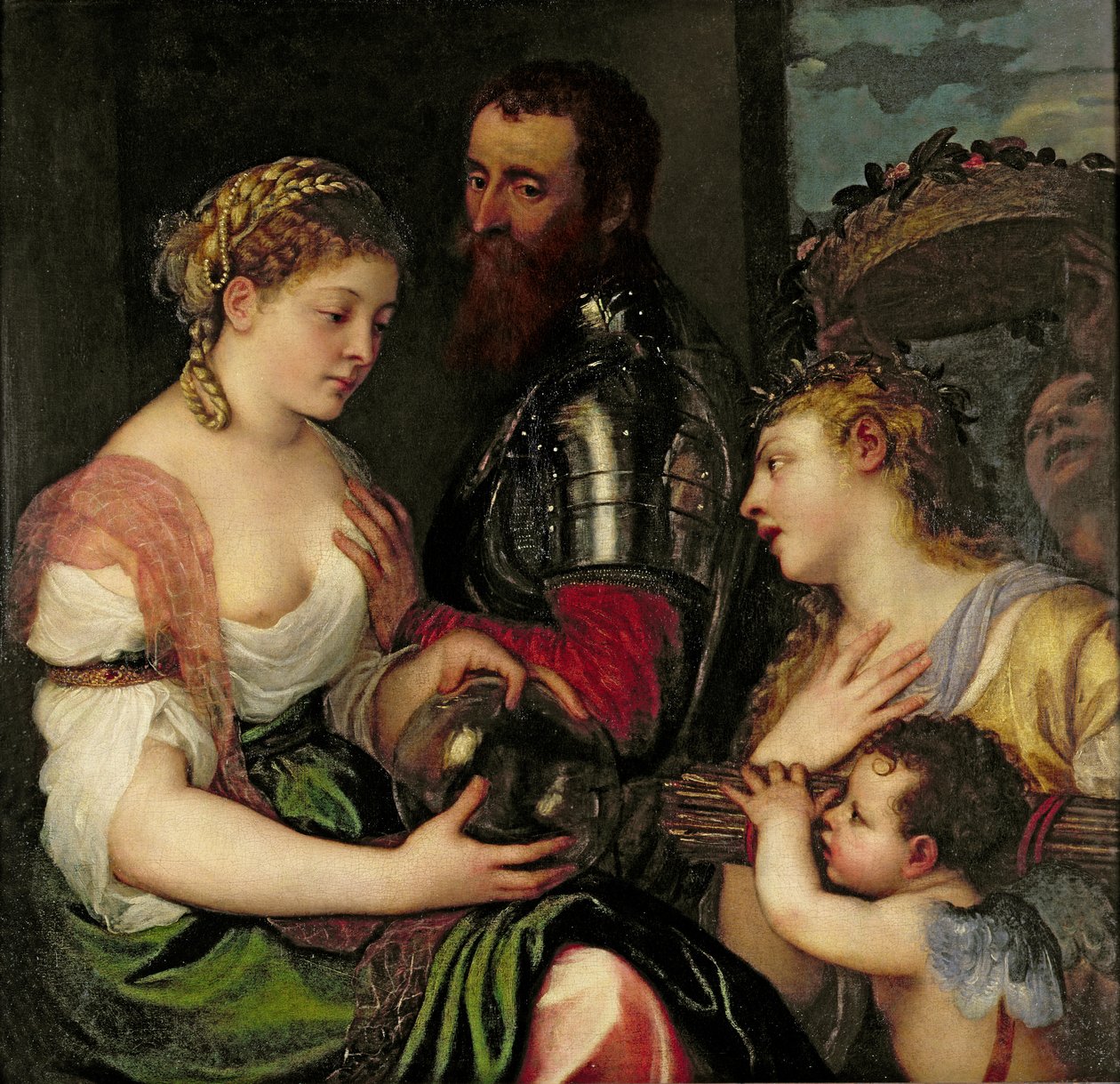 A házasélet allegóriája alkotó: Tiziano Vecelli