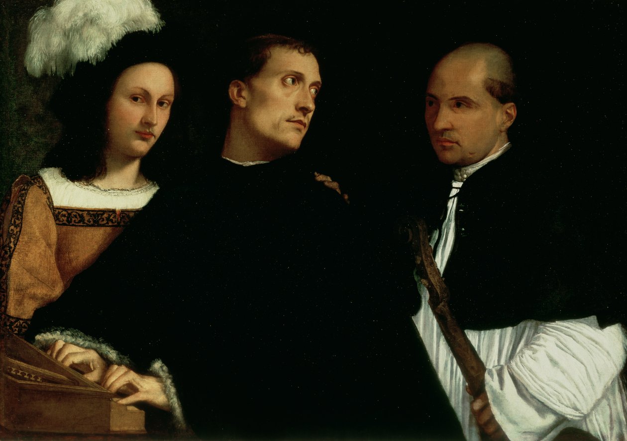 Megszakított koncert, 1512 körül alkotó: Tiziano Vecelli