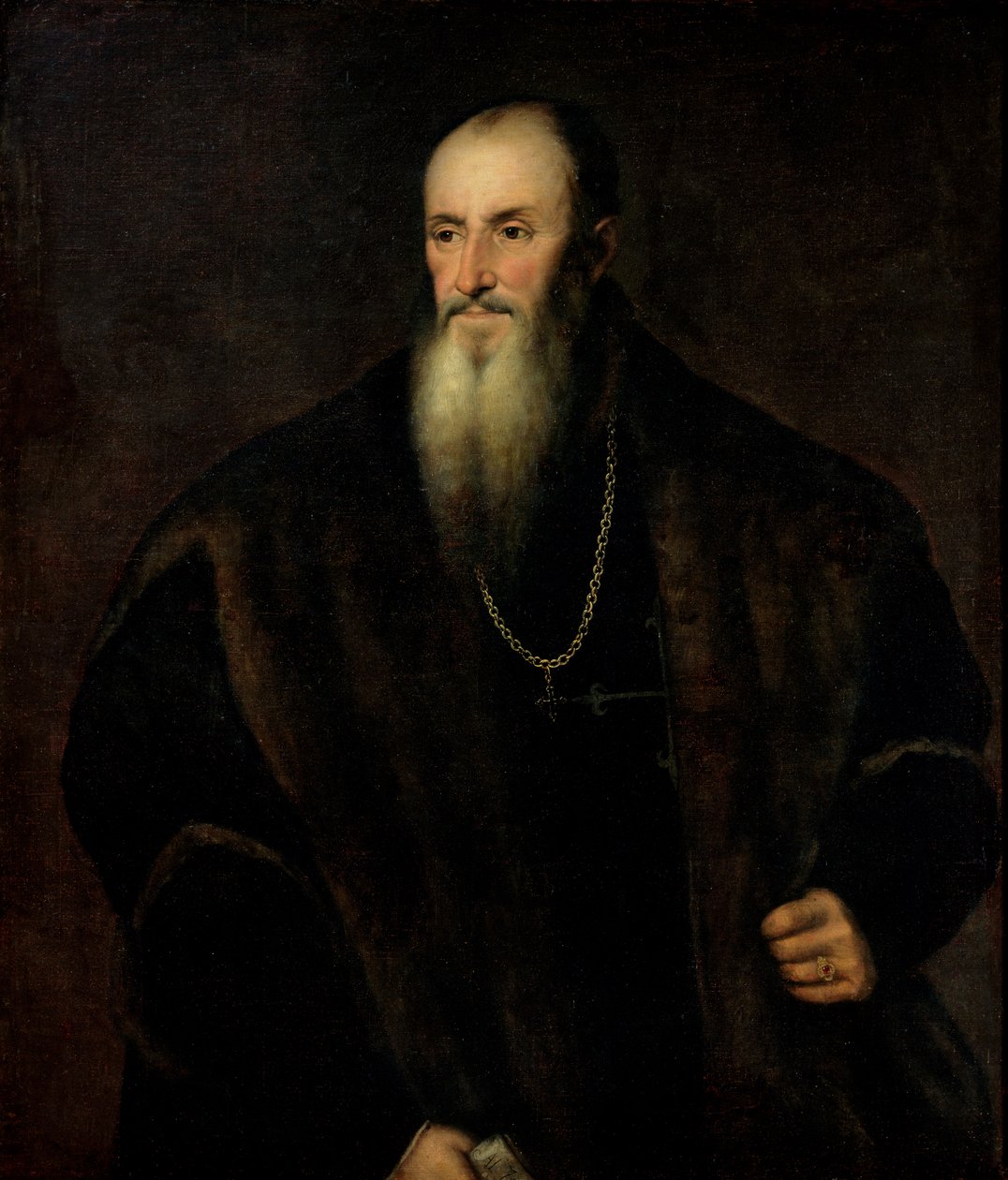 Nicolas Perrenot de Granvelle portréja, 1548 alkotó: Tiziano Vecelli