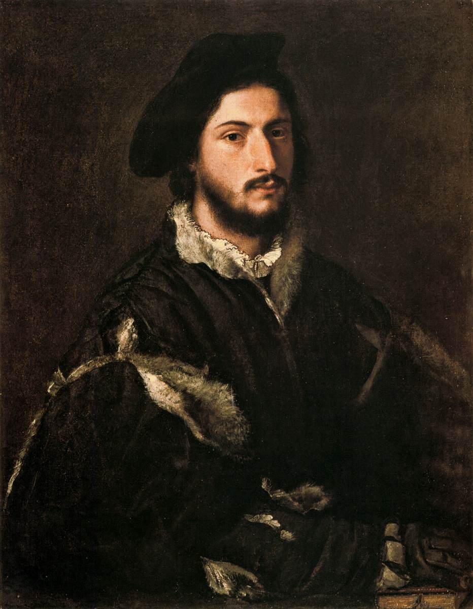 Vicenzo Mosti arcképe alkotó: Tiziano Vecelli