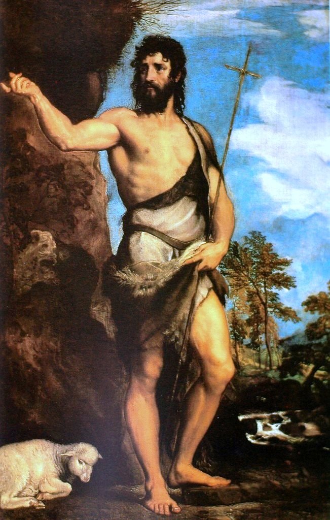 Keresztelő Szent János alkotó: Tiziano Vecelli