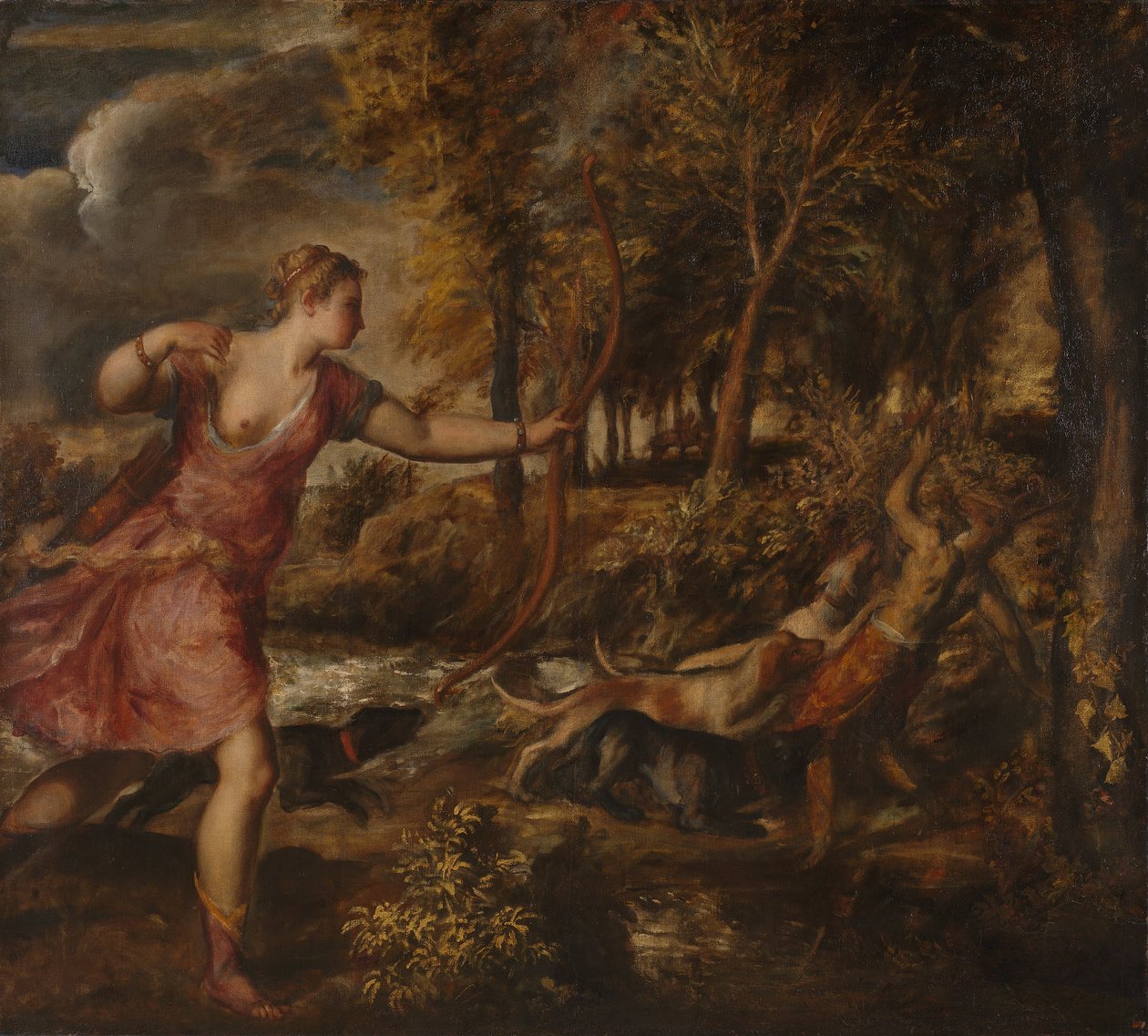 Actaeon halála alkotó: Tiziano Vecelli