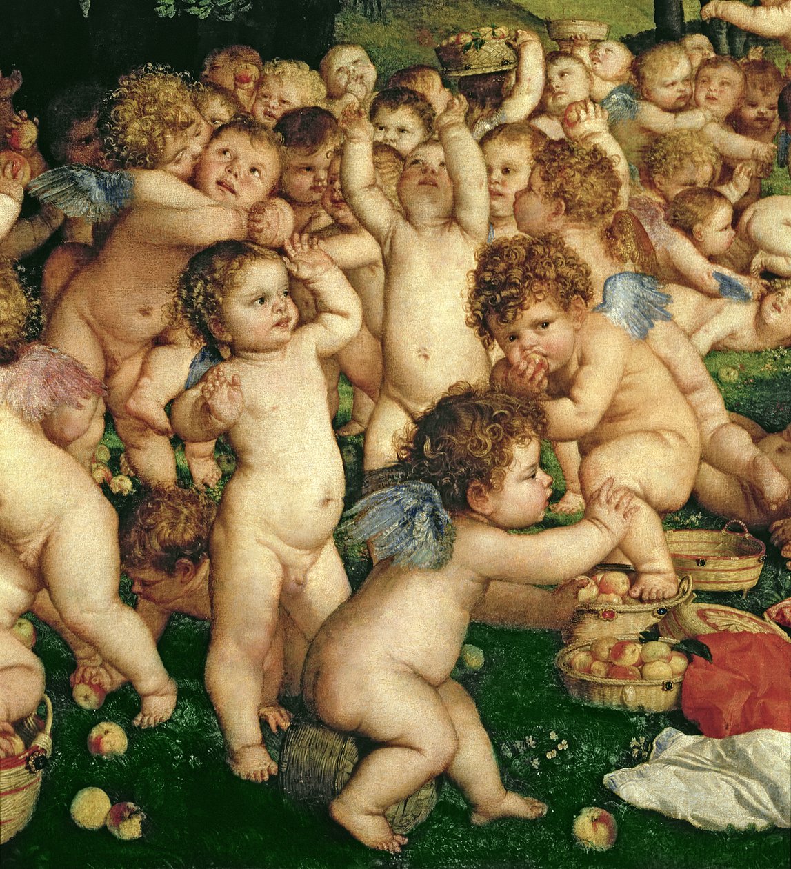 Vénusz imádata, 1519 (38605. részlet) alkotó: Tiziano Vecelli